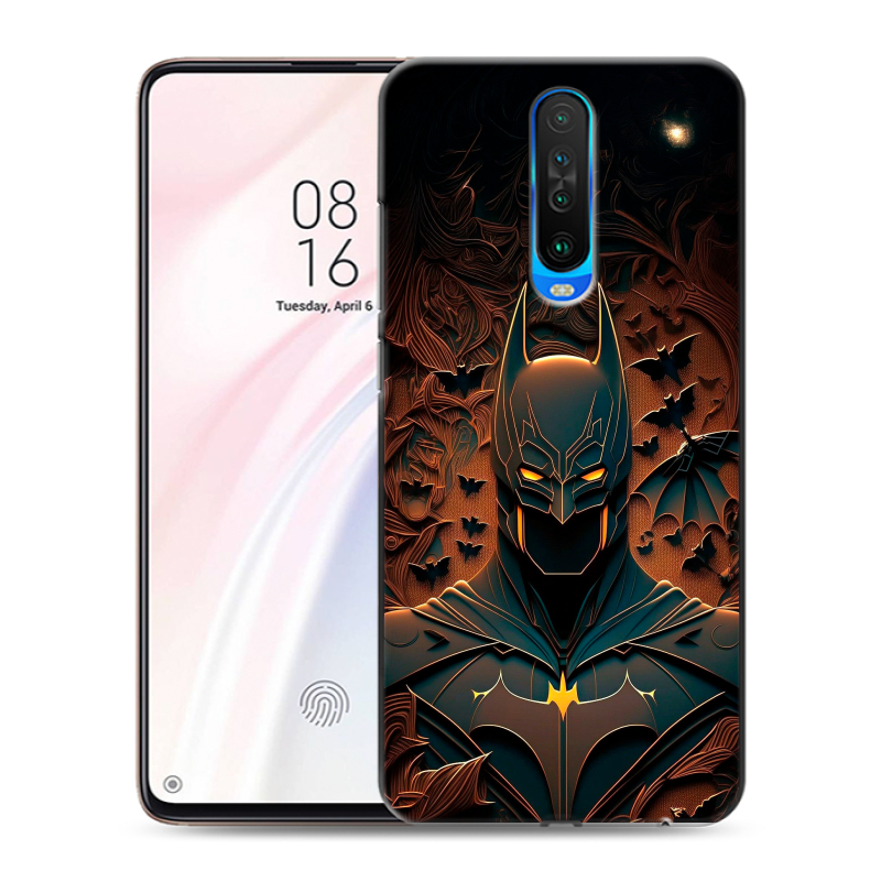 Силиконовый чехол на Xiaomi RedMi K30 с принтом Batman Бэтмен Силиконовый чехол на Xiaomi RedMi K30 с принтом Batman Бэтмен