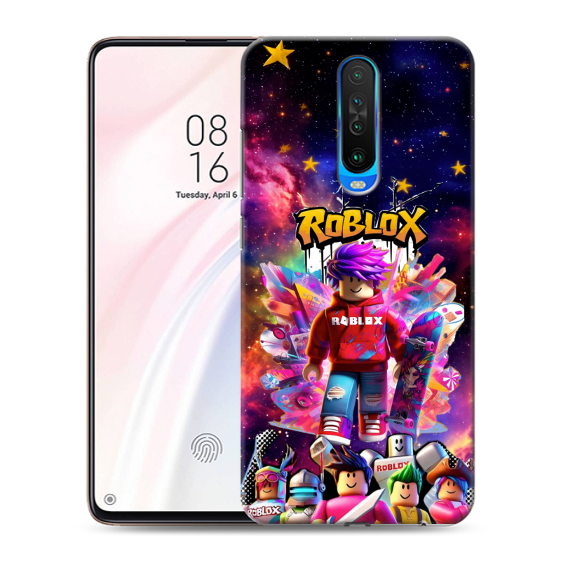 Пластиковый чехол на Xiaomi RedMi K30 с принтом Roblox Роблокс Пластиковый чехол на Xiaomi RedMi K30 с принтом Roblox Роблокс