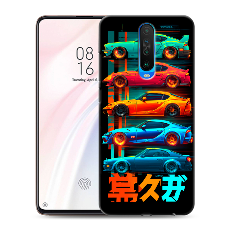 Силиконовый противоударный чехол на Xiaomi RedMi K30 с принтом машины тачки Силиконовый противоударный чехол на Xiaomi RedMi K30 с принтом машины тачки