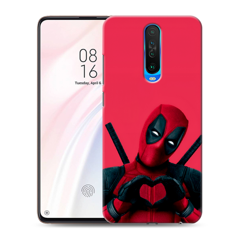 Пластиковый чехол на Xiaomi RedMi K30 с принтом Дедпул Deadpool Пластиковый чехол на Xiaomi RedMi K30 с принтом Дедпул Deadpool