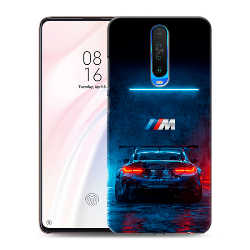 Силиконовый чехол на Xiaomi RedMi K30 с принтом BMW БМВ Силиконовый чехол на Xiaomi RedMi K30 с принтом BMW БМВ