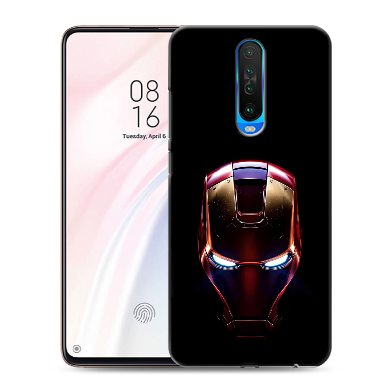 Силиконовый чехол на Xiaomi RedMi K30 с принтом IronMan Железный человек Силиконовый чехол на Xiaomi RedMi K30 с принтом IronMan Железный человек