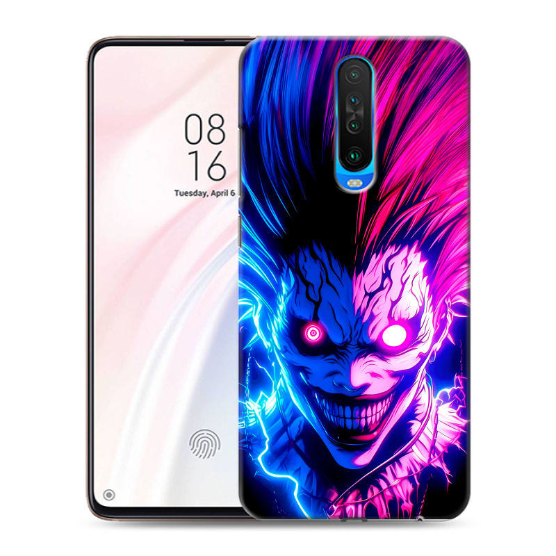Пластиковый чехол на Xiaomi RedMi K30 с принтом Death note Тетрадь смерти Пластиковый чехол на Xiaomi RedMi K30 с принтом Death note Тетрадь смерти