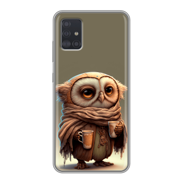 Силиконовый чехол на Samsung Galaxy A51 с принтом Сова