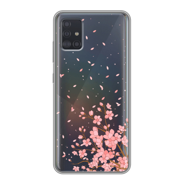 Силиконовый чехол на Samsung Galaxy A51 с принтом Ветка сакуры