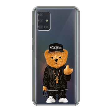Силиконовый чехол на Samsung Galaxy A51 с принтом Мишка