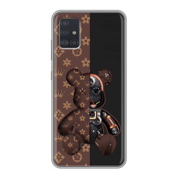 Силиконовый чехол на Samsung Galaxy A51 с принтом Луи робот