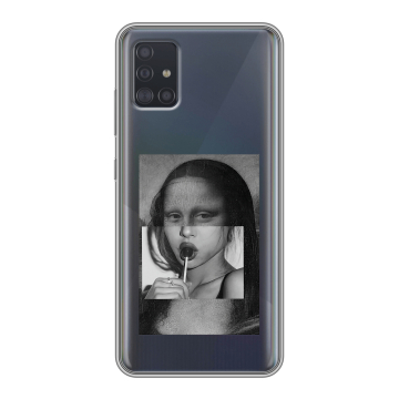 Силиконовый чехол на Samsung Galaxy A51 с принтом Мона Лиза