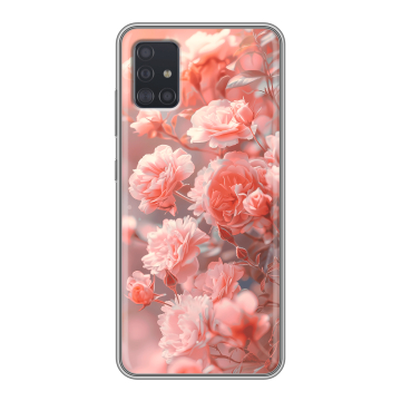 Силиконовый чехол на Samsung Galaxy A51 с принтом Розы цветы
