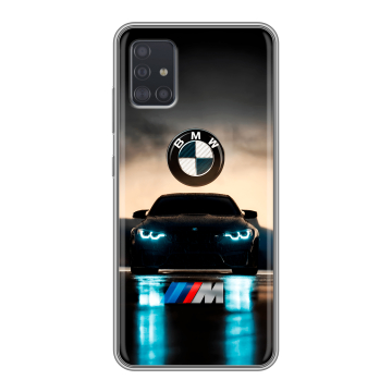 Силиконовый чехол на Samsung Galaxy A51 с принтом БМВ BMW