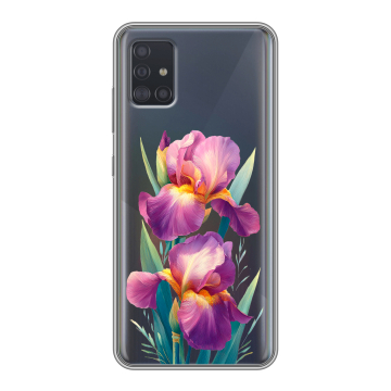 Силиконовый чехол на Samsung Galaxy A51 с принтом Цветы орхидеи Силиконовый чехол на Samsung Galaxy A51 с принтом Цветы орхидеи