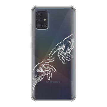 Силиконовый чехол на Samsung Galaxy A51 с принтом Сотворение мира Силиконовый чехол на Samsung Galaxy A51 с принтом Сотворение мира