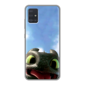 Силиконовый чехол на Samsung Galaxy A51 с принтом Как приручить дракона