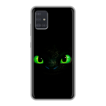 Силиконовый чехол на Samsung Galaxy A51 с принтом Как приручить дракона