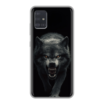 Силиконовый чехол на Samsung Galaxy A51 с принтом Волк