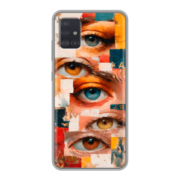 Силиконовый чехол на Samsung Galaxy A51 с принтом Модный принт Силиконовый чехол на Samsung Galaxy A51 с принтом Модный принт