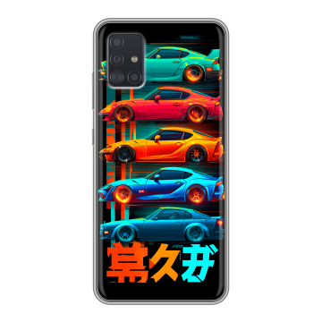 Силиконовый чехол на Samsung Galaxy A51 с принтом машины тачки Силиконовый чехол на Samsung Galaxy A51 с принтом машины тачки
