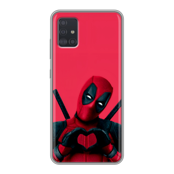 Силиконовый чехол на Samsung Galaxy A51 с принтом Дедпул Deadpool Силиконовый чехол на Samsung Galaxy A51 с принтом Дедпул Deadpool