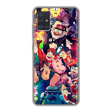 Силиконовый чехол на Samsung Galaxy A51 с принтом Gravity Falls Гравити Фолз