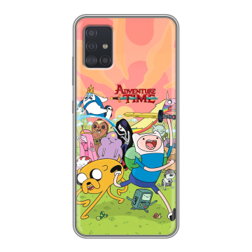 Силиконовый чехол на Samsung Galaxy A51 с принтом Adventure time Время приключений Силиконовый чехол на Samsung Galaxy A51 с принтом Adventure time Время приключений