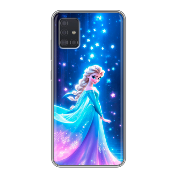 Силиконовый чехол на Samsung Galaxy A51 с принтом Холодное сердце Frozen