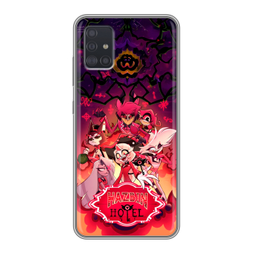 Силиконовый чехол на Samsung Galaxy A51 с принтом Hazbin Hotel Отель Хазбин