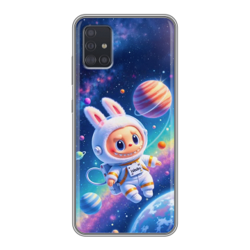 Силиконовый чехол на Samsung Galaxy A51 с принтом Labubu Лабубу