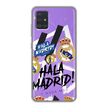 Силиконовый чехол на Samsung Galaxy A51 с принтом Real Madrid Реал Мадрид
