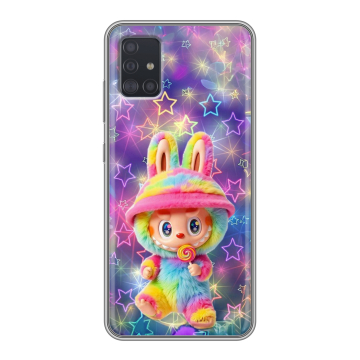 Силиконовый чехол на Samsung Galaxy A51 с принтом Labubu Лабубу