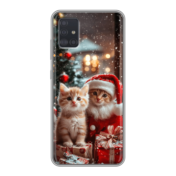 Силиконовый чехол на Samsung Galaxy A51 с принтом Новый год Силиконовый чехол на Samsung Galaxy A51 с принтом Новый год