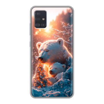 Силиконовый чехол на Samsung Galaxy A51 с принтом Новый год Силиконовый чехол на Samsung Galaxy A51 с принтом Новый год