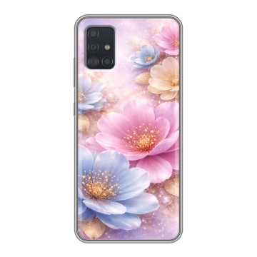 Силиконовый чехол на Samsung Galaxy A51 с принтом женский