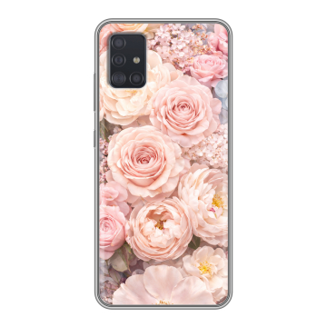 Силиконовый чехол на Samsung Galaxy A51 с принтом женский