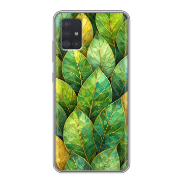 Силиконовый чехол на Samsung Galaxy A51 с принтом женский