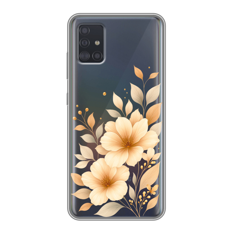 Силиконовый противоударный чехол на Samsung Galaxy A51 с принтом для девушки Силиконовый противоударный чехол на Samsung Galaxy A51 с принтом для девушки
