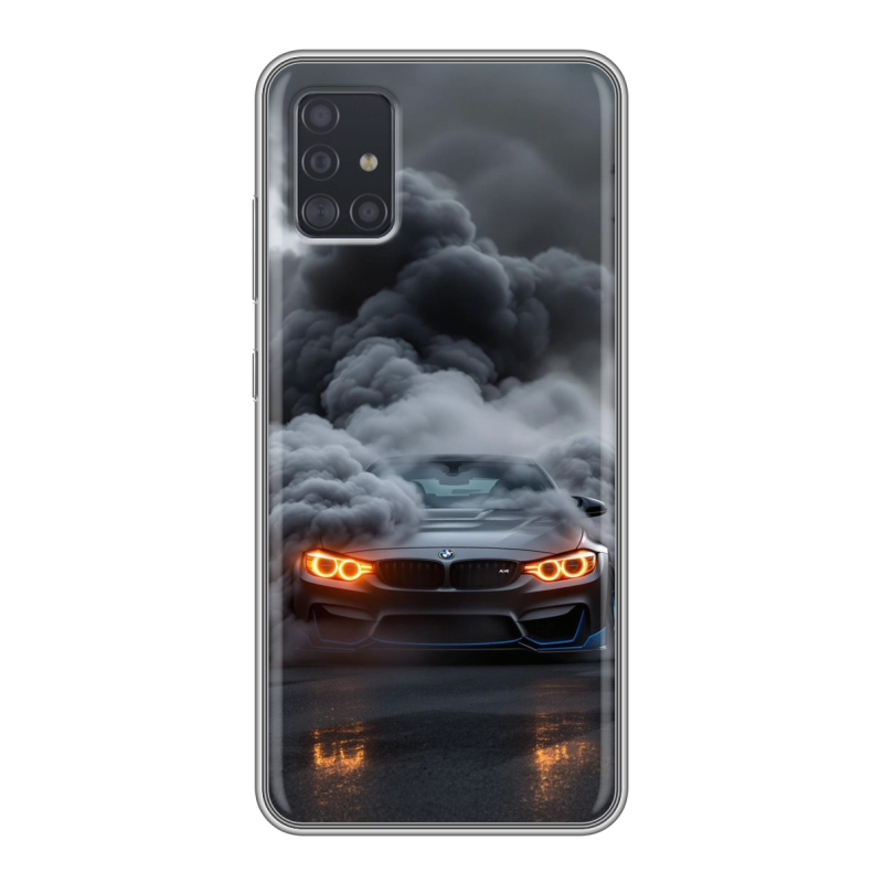 Силиконовый чехол на Samsung Galaxy A51 с принтом BMW БМВ Силиконовый чехол на Samsung Galaxy A51 с принтом BMW БМВ