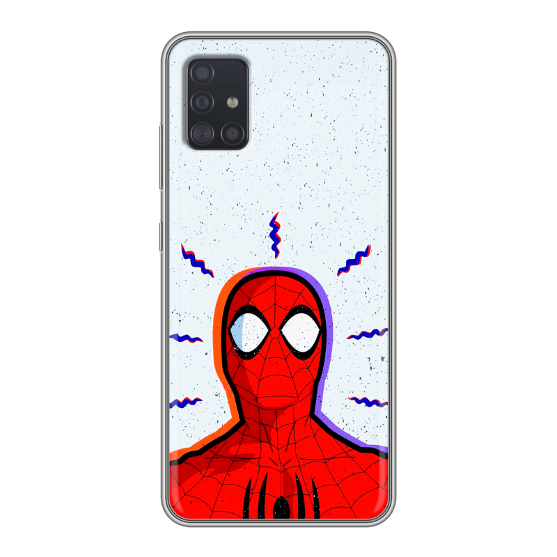 Силиконовый чехол на Samsung Galaxy A51 с принтом Spiderman Человек паук Силиконовый чехол на Samsung Galaxy A51 с принтом Spiderman Человек паук