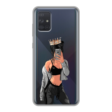 Силиконовый чехол на Samsung Galaxy A71 с принтом Женские принты Силиконовый чехол на Samsung Galaxy A71 с принтом Женские принты