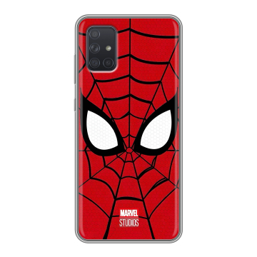 Силиконовый чехол на Samsung Galaxy A71 с принтом человек паук spiderman