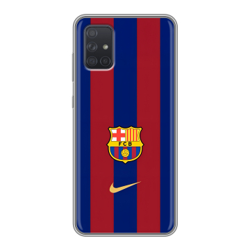 Силиконовый чехол на Samsung Galaxy A71 с принтом Барселона Barcelona