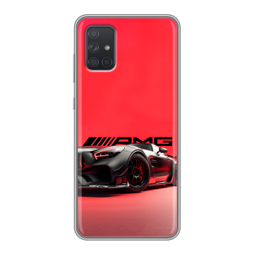 Силиконовый чехол на Samsung Galaxy A71 с принтом Мерседес Mercedes AMG Силиконовый чехол на Samsung Galaxy A71 с принтом Мерседес Mercedes AMG