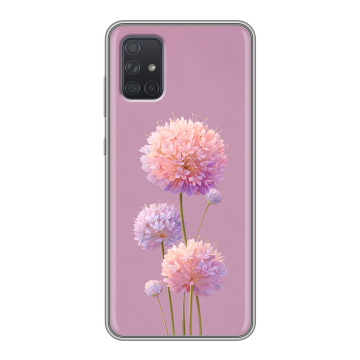 Силиконовый чехол на Samsung Galaxy A71 с принтом Цветы Силиконовый чехол на Samsung Galaxy A71 с принтом Цветы