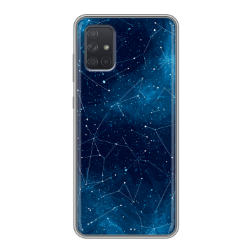 Силиконовый чехол на Samsung Galaxy A71 с принтом Космос звезды Силиконовый чехол на Samsung Galaxy A71 с принтом Космос звезды