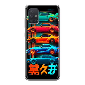 Силиконовый чехол на Samsung Galaxy A71 с принтом машины тачки Силиконовый чехол на Samsung Galaxy A71 с принтом машины тачки