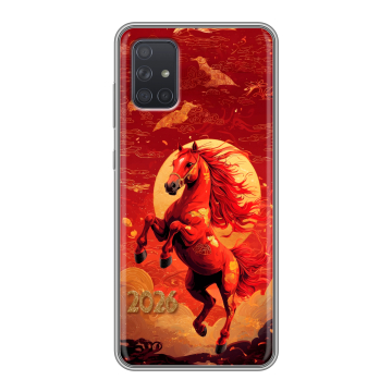 Силиконовый чехол на Samsung Galaxy A71 с принтом Новый год Силиконовый чехол на Samsung Galaxy A71 с принтом Новый год