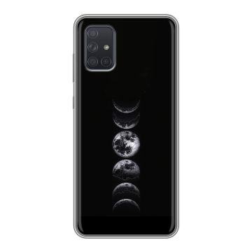 Силиконовый чехол на Samsung Galaxy A71 с принтом женский