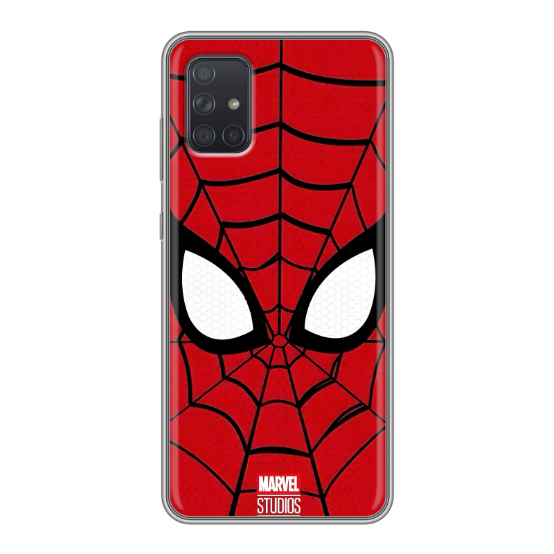 Силиконовый противоударный чехол на Samsung Galaxy A71 с принтом человек паук spiderman Силиконовый противоударный чехол на Samsung Galaxy A71 с принтом человек паук spiderman