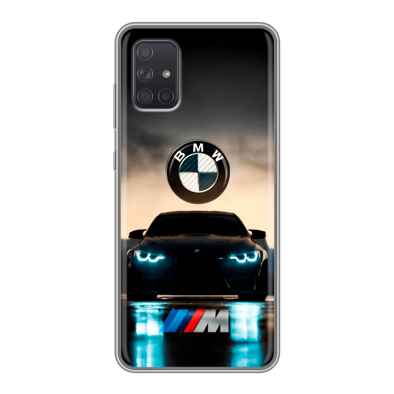 Силиконовый чехол на Samsung Galaxy A71 с принтом БМВ BMW Силиконовый чехол на Samsung Galaxy A71 с принтом БМВ BMW