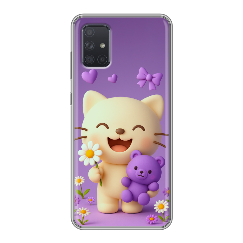 Силиконовый чехол на Samsung Galaxy A71 с принтом для девочек Силиконовый чехол на Samsung Galaxy A71 с принтом для девочек