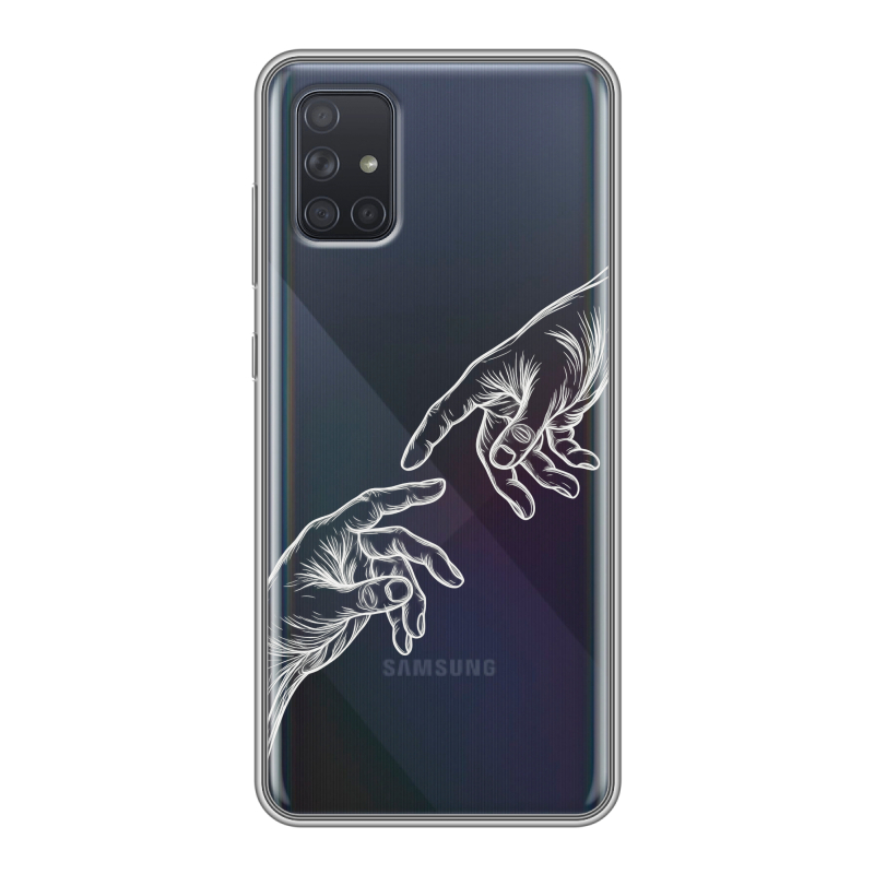 Силиконовый чехол на Samsung Galaxy A71 с принтом Сотворение мира Силиконовый чехол на Samsung Galaxy A71 с принтом Сотворение мира